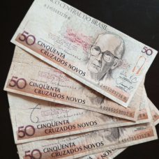 Бразилія/ Brasil 50 Cruzeiros on 50 cruzados