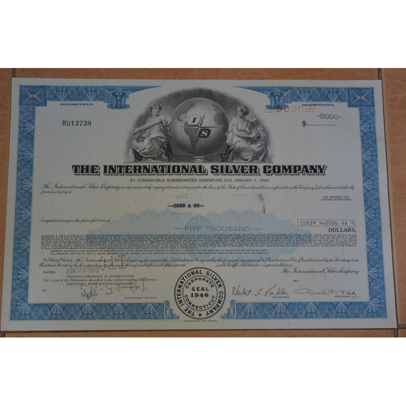 Акція. США. 1973 рік No13739 (Б-2) Акція. США. 1973 рік No13739 (Б-2)