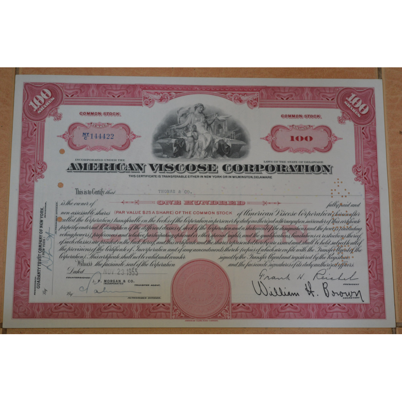 Акція. США. 1955 рік No144422 (Б-4)
