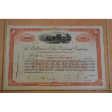 Акція. США. 1920 рік No21612 (Б-4)