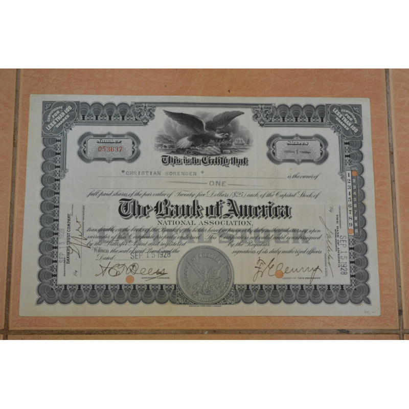 Акція. США. 1827 рік No7769 (Б-4) Акція. США. 1827 рік No7769 (Б-4)