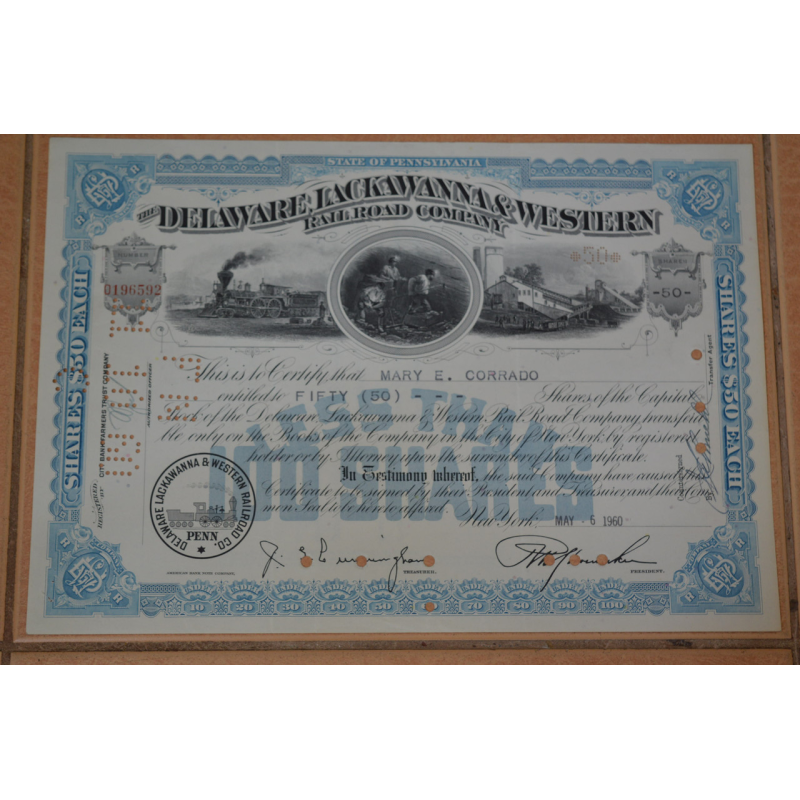 Акція. США. 1960 рік No196592 (Б-4)