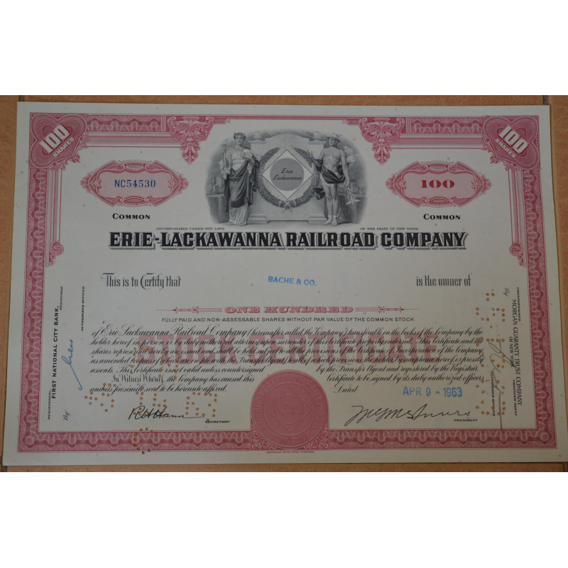 Акція. США. 1960-65 рік 100 (Б-4) Акція. США. 1960-65 рік 100 (Б-4)
