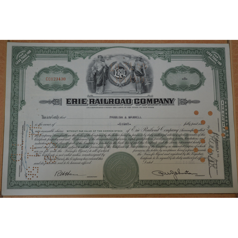 Акція. США. 1954-56 рік No106594 (Б-4) Акція. США. 1954-56 рік No106594 (Б-4)