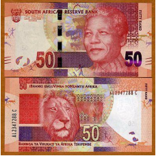 Південна Африка (ЮАР) / South Africa 50 rand (2015) Pick 140b UNC