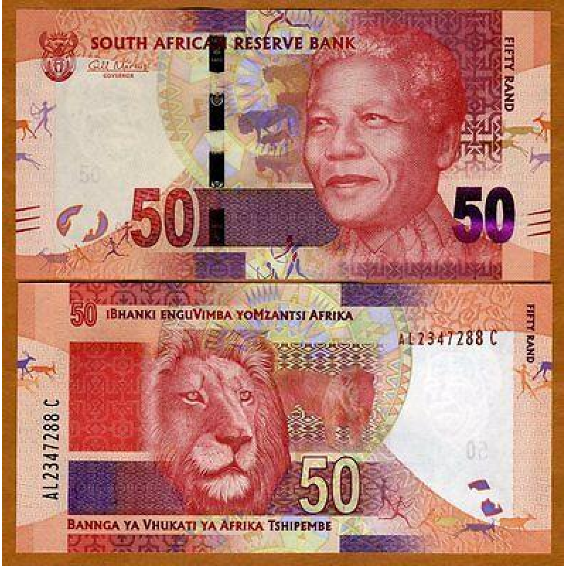 Південна Африка (ЮАР) / South Africa 50 rand (2015) Pick 140b UNC Південна Африка (ЮАР) / South Africa 50 rand (2015) Pick 140b UNC