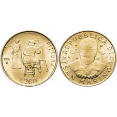 200 лір 1997 Сан-Маріно UNC
