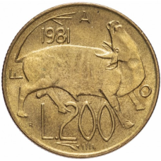 200 лір 1981 Сан-Маріно UNC