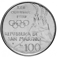Сан-Маріно 100 лір, 1980 UNC