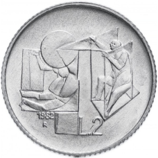 Монета 2 літри. 1983 рік, Сан-Маріно.UNC