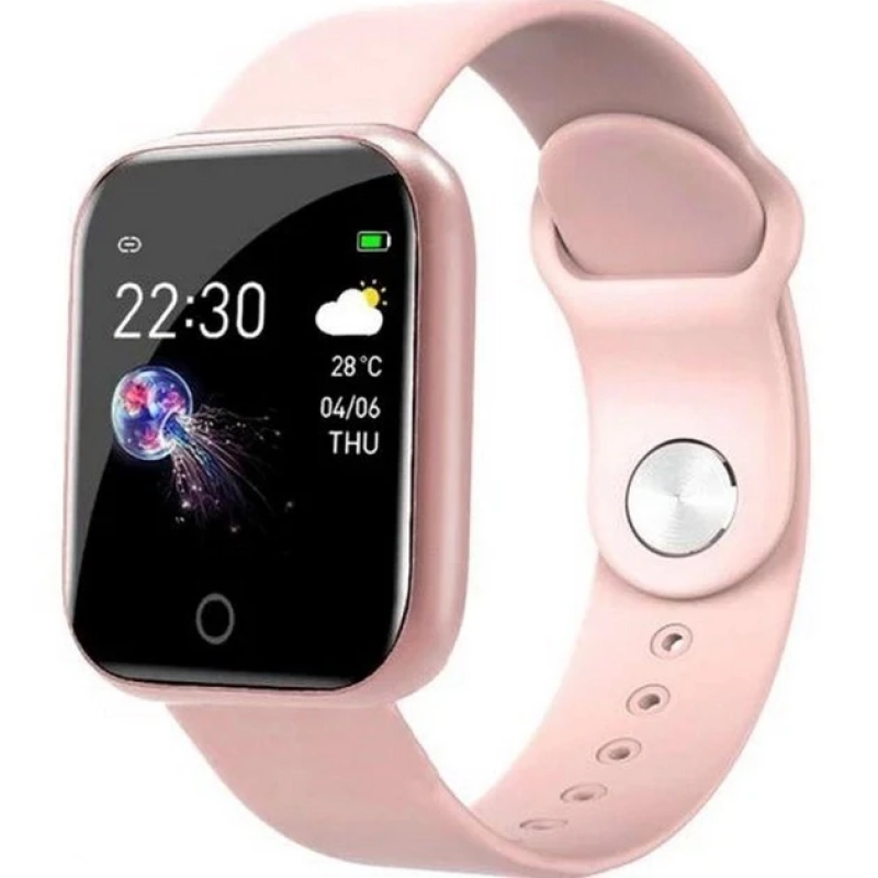 Смарт-годинник Smart Watch D20 (Y68) Pink пульсоксиметр, тонометр