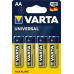 Батарейка Varta Universal AA (R6, 316) 4 шт Германия Батарейка Varta Universal AA (R6, 316) 4 шт Германия