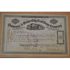 Акція. США. 1876 рік No4563 (Б-3)