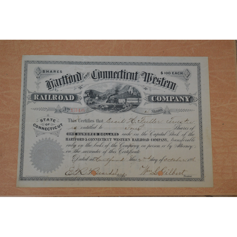 Акція. США. 1886 рік No1346 (Б-3) Акція. США. 1886 рік No1346 (Б-3)