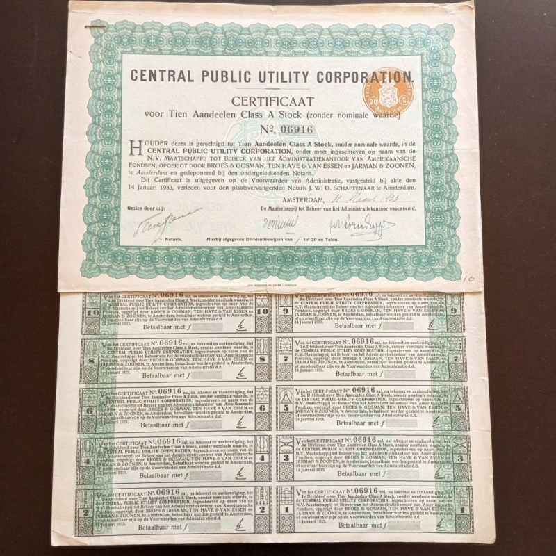 Акція. 1933 рік No06916 (Б-34) Акція. 1933 рік No06916 (Б-34)