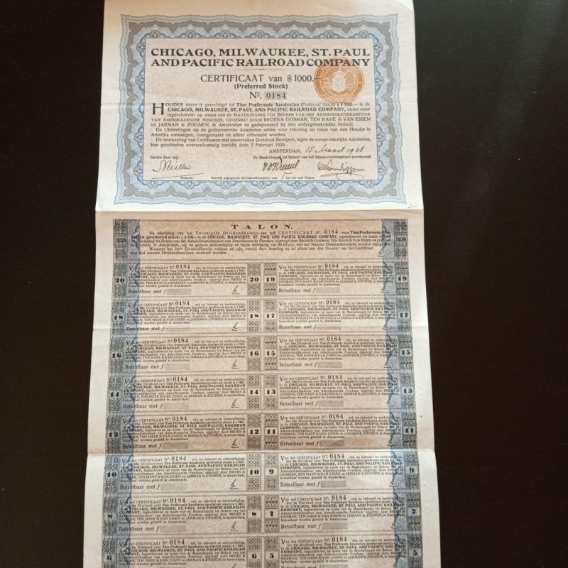 Акція. 1928 рік No0184 (Б-34) Акція. 1928 рік No0184 (Б-34)