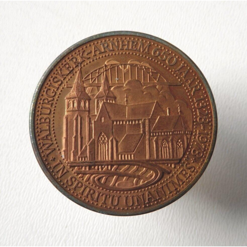 НІДЕРЛАНДИ Пам“ятна монета жетон 1 ARENDDAALDER ARNHEM 650 років 1978 р. НІДЕРЛАНДИ Пам“ятна монета жетон 1 ARENDDAALDER ARNHEM 650 років 1978 р.