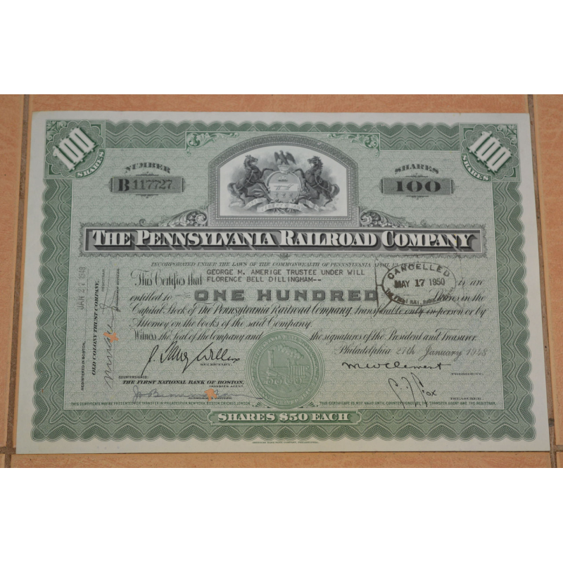Акція. США. 1950 рік No117727 (Б-5)