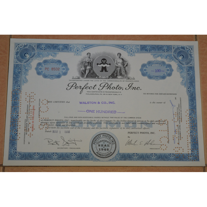 Акція. США. 1966 рік No8502 (Б-5)