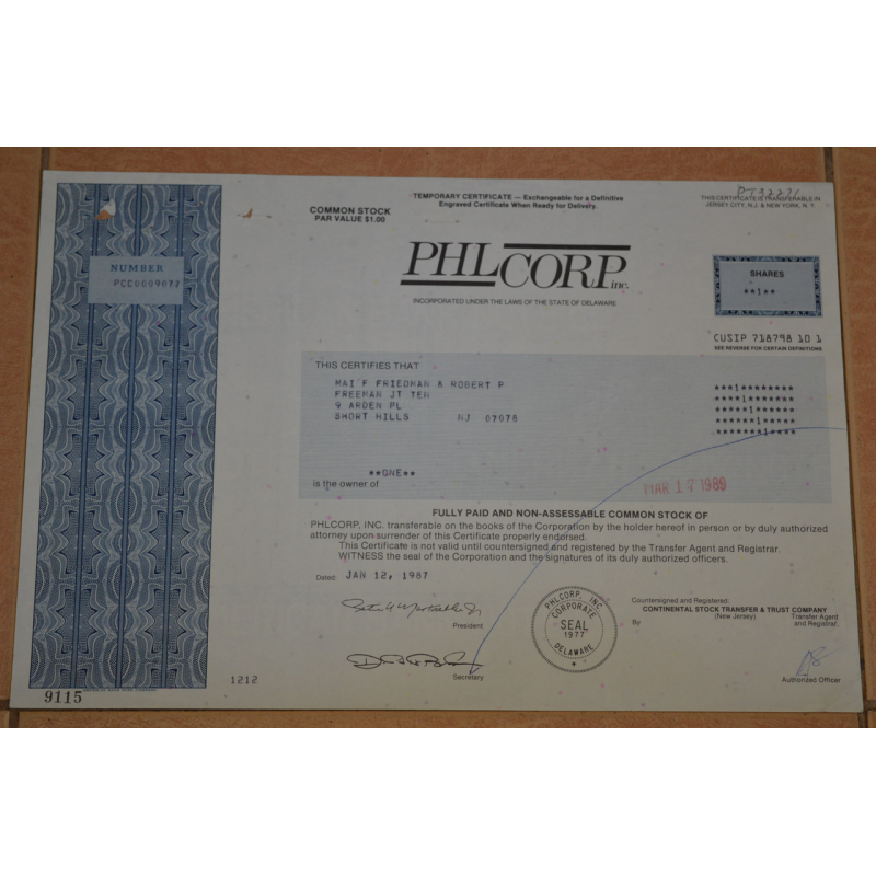 Акція. США. 1989 рік No9077 (Б-5) Акція. США. 1989 рік No9077 (Б-5)