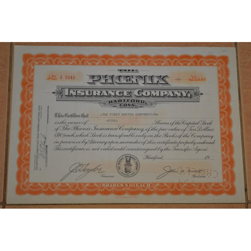 Акція. США. 1954 рік No7645 (Б-5)