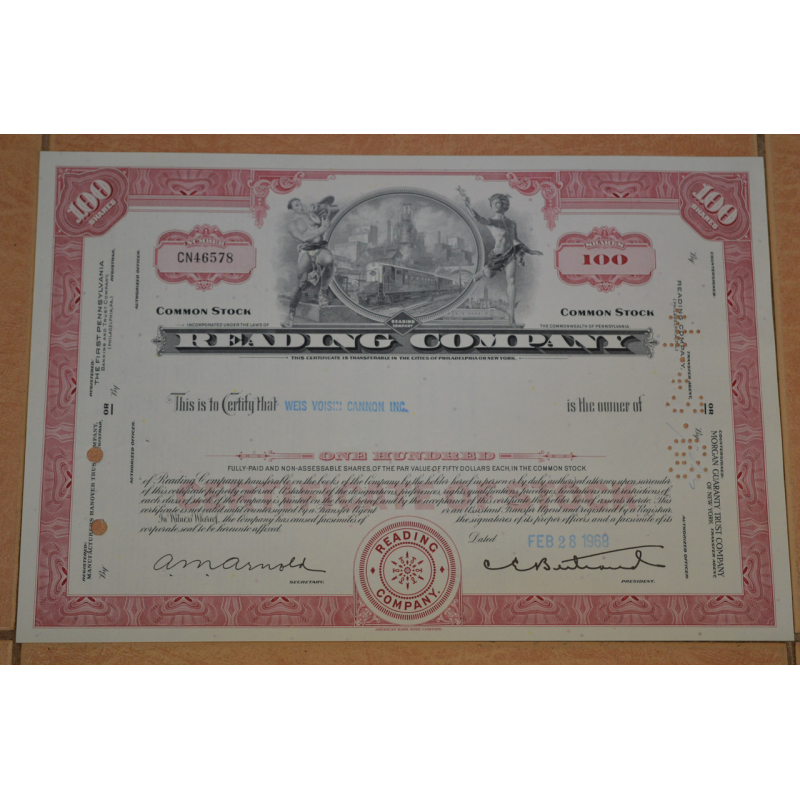 Акція. США. 1968 рік No46578 (Б-5) Акція. США. 1968 рік No46578 (Б-5)
