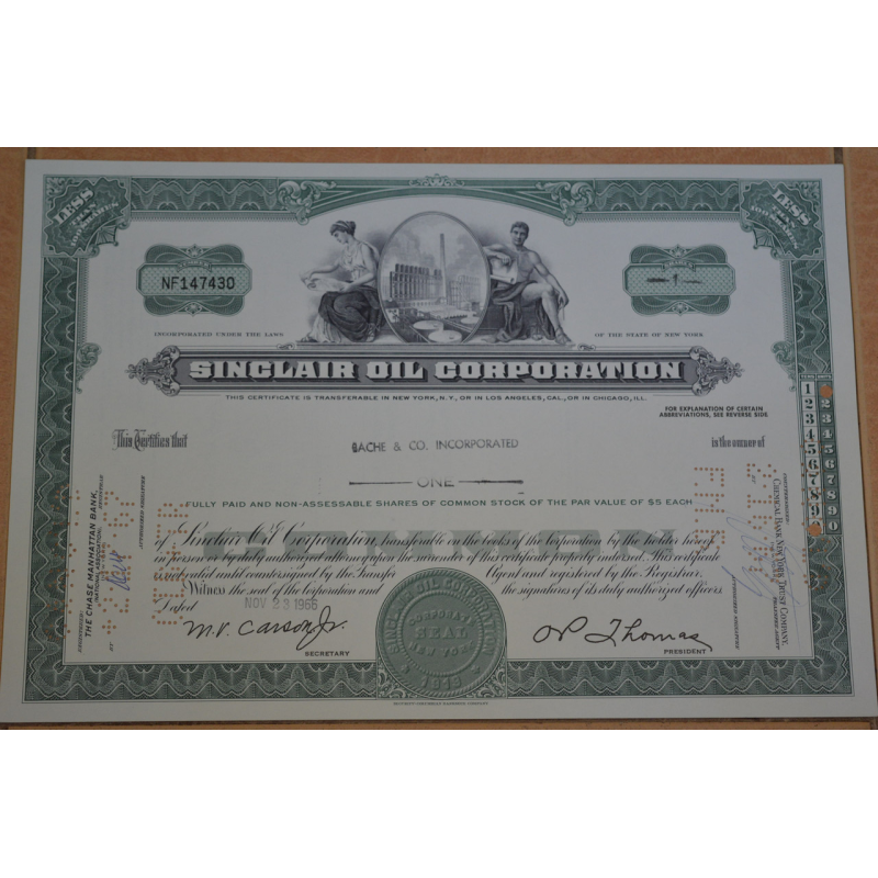Акція. США. 1966 рік No147430 (Б-5)