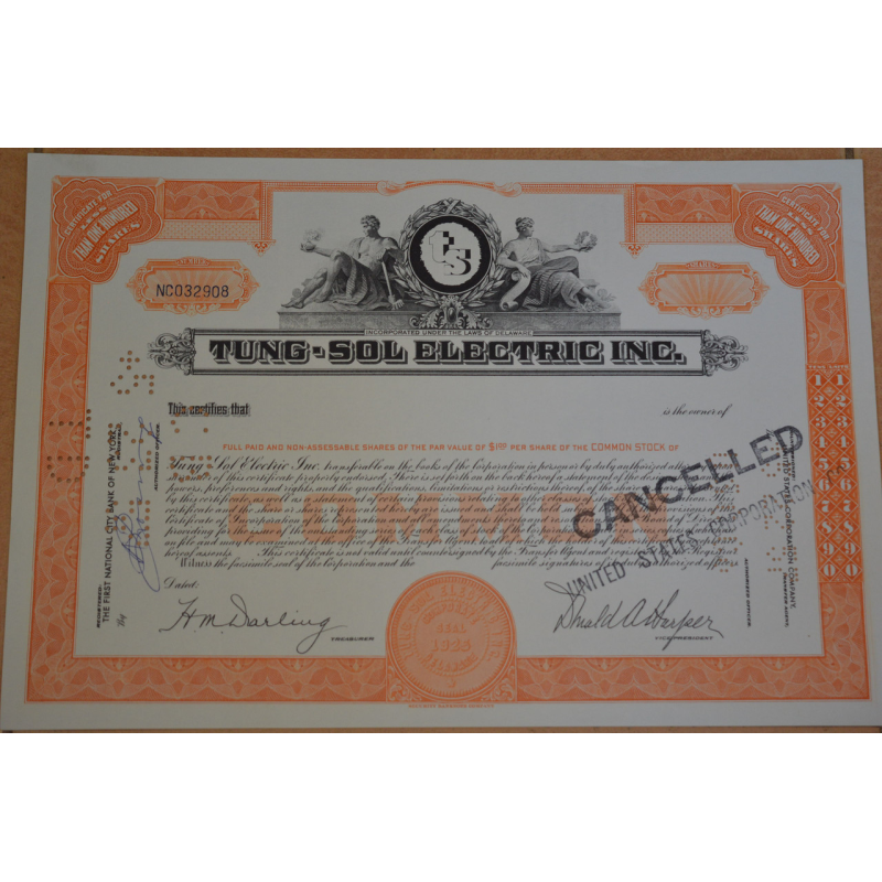 Акція. США. 1964 рік No32908 (Б-5)