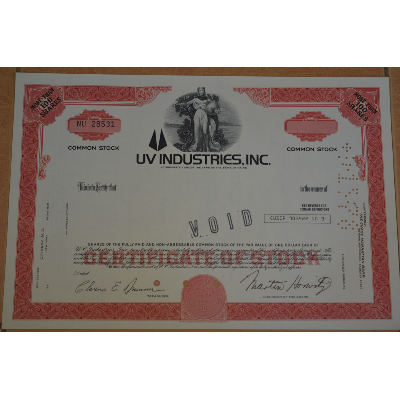Акція. США. 1966 рік No28531 (Б-5)