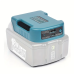 Адаптер для батарей Makita 18V з USB та PD Type-C зарядкою - Швидке живлення для літійних батарей 18V MAX (Тільки адаптер) Адаптер для батарей Makita 18V з USB та PD Type-C зарядкою - Швидке живлення для літійних батарей 18V MAX (Тільки адаптер)