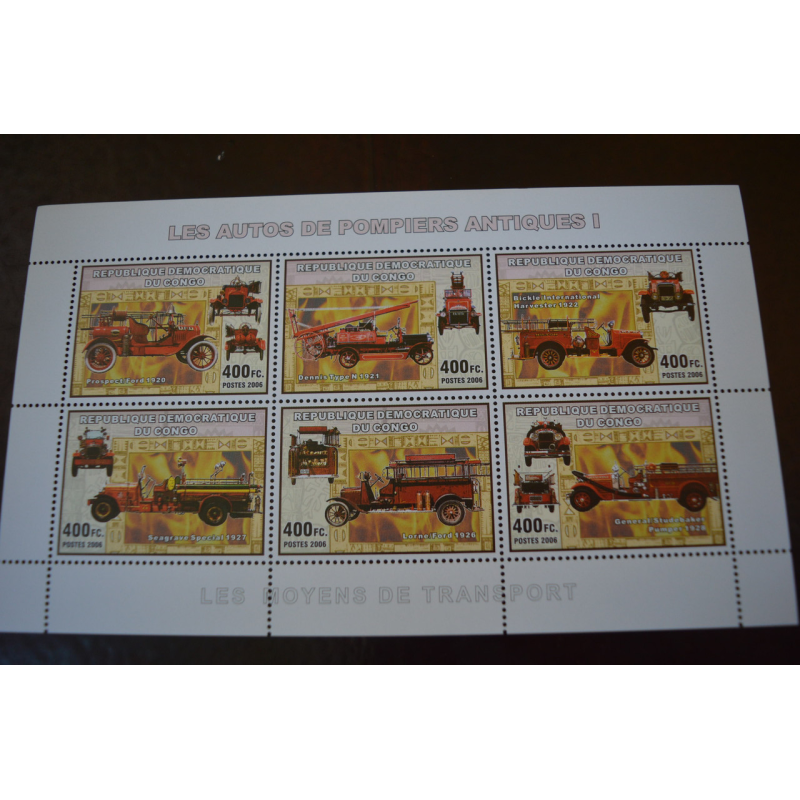 Коно. Марки. Транспорт. Блок. 2006 рік (А-23) Коно. Марки. Транспорт. Блок. 2006 рік (А-23)