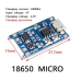 TP4056 18650 модуль контроллер заряда аккумулятора micro USB зарядное устройство с защитой