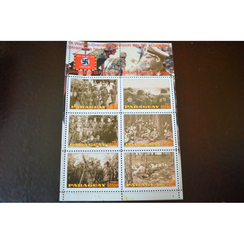 Парагвай. Марки. История и Личности . Блок.  2013 рік (Б-7)