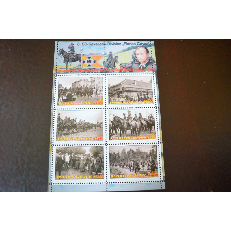 Парагвай. Марки. История и Личности . Блок.  2013 рік (Б-7)