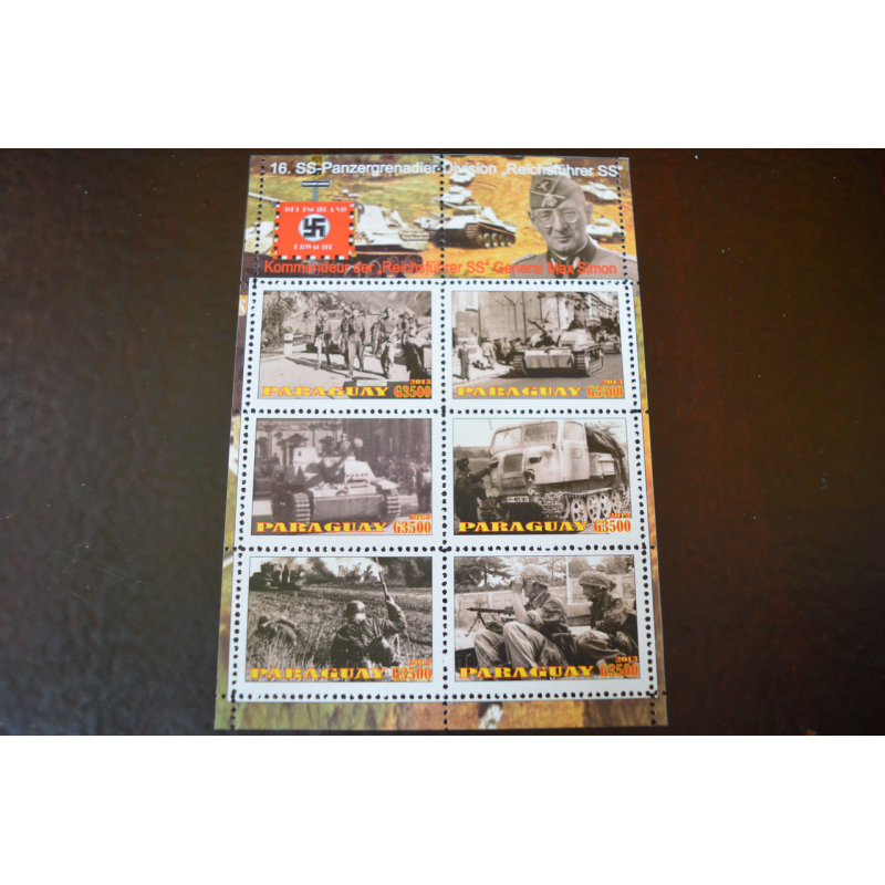 Парагвай. Марки. История и Личности . Блок.  2013 рік (Б-7)