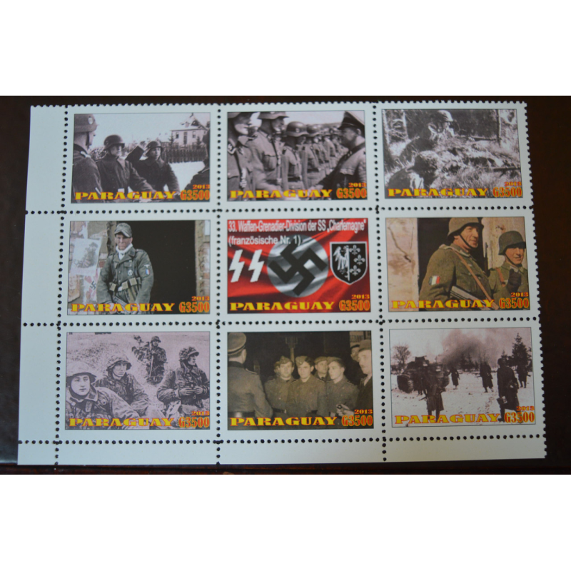 Парагвай. Марки. История и Личности . Блок.  2013 рік (Б-7)