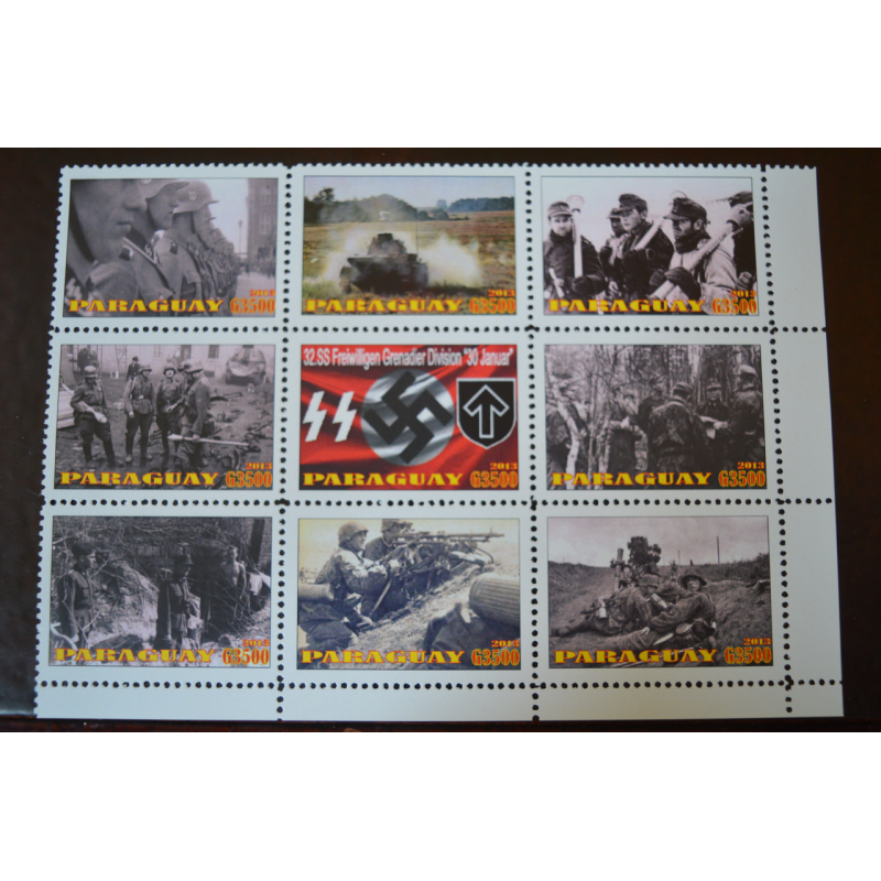 Парагвай. Марки. История и Личности . Блок.  2013 рік (Б-7)