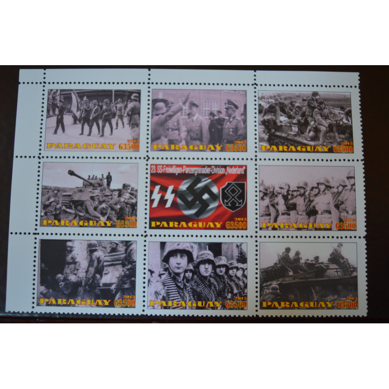 Парагвай. Марки. История и Личности . Блок.  2013 рік (Б-7)