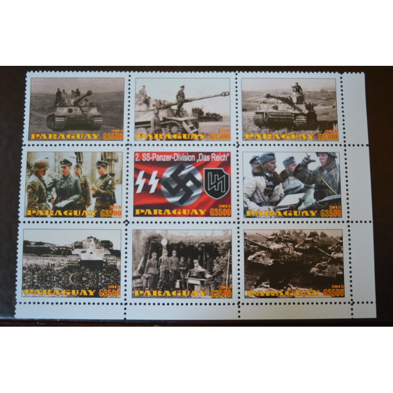Парагвай. Марки. История и Личности . Блок.  2013 рік (Б-7)