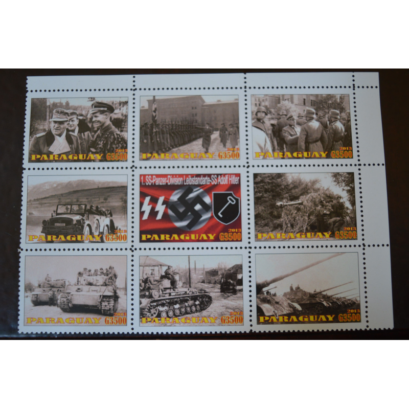 Парагвай. Марки. История и Личности . Блок.  2013 рік (Б-7)