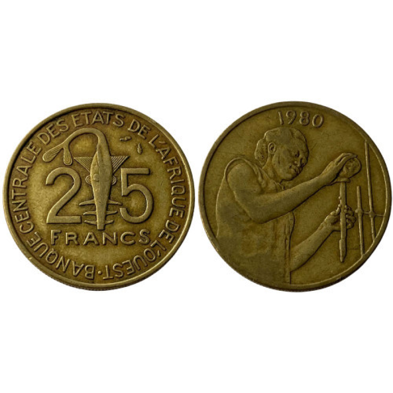 25ознавців 1990 Західна Африка (Д) 25ознавців 1990 Західна Африка (Д)