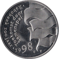 Нідерланди, RABOBANK, 1 florijn 1998 proof