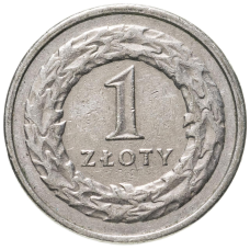 1 сміттєвий 1992 рік Польща.(В)