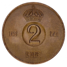 Швеція 2 ере 1971год (1)