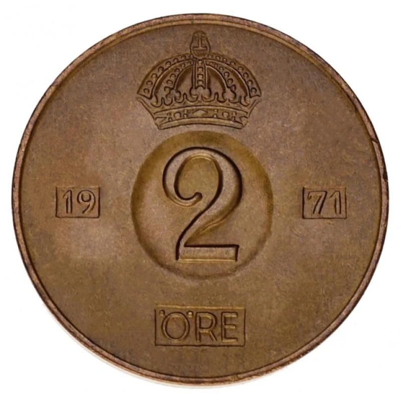 Швеція 2 ере 1971год (1)
