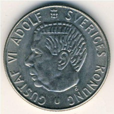 1 крона 1968-73 рік Швеція