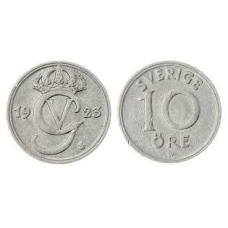 Монета Швеція 10 ере 1923 Швеция