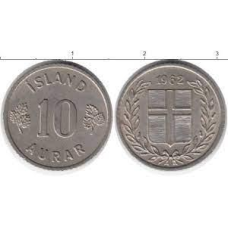 10 ейре (аурар) 1962 Ісландія. (АЛ)