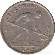Монета 1глад. 1946 рік, Люксембург. (АЗ)