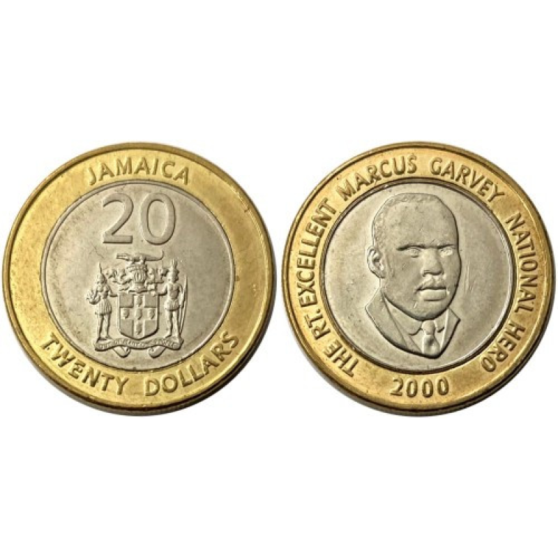 Монета 20 доларів 2000-06 Ямайка. (АЖ) Монета 20 доларів 2000-06 Ямайка. (АЖ)